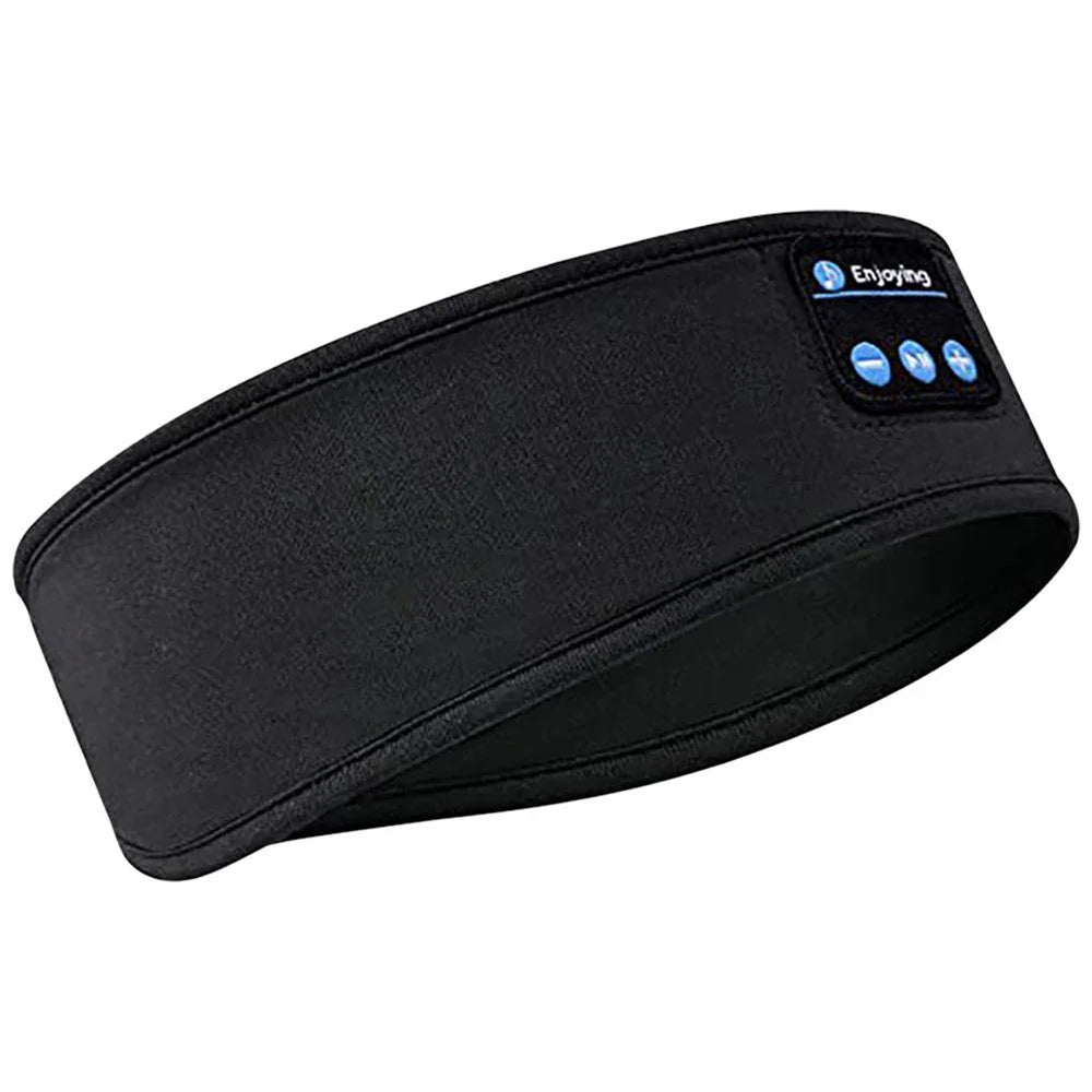 Bluetooth-Compatible Sports Earphones and Eye Mask Headband - Wireless Music Headset for Sleeping